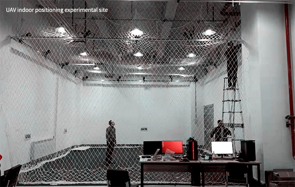UAV indoor positioning experimental site with motion capture
