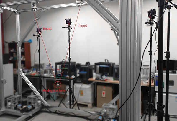 measuring mecable-parallel mechanism motion data with mocap