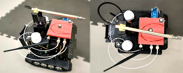 Unmanned vehicle with motion capture reflective cursor pilot