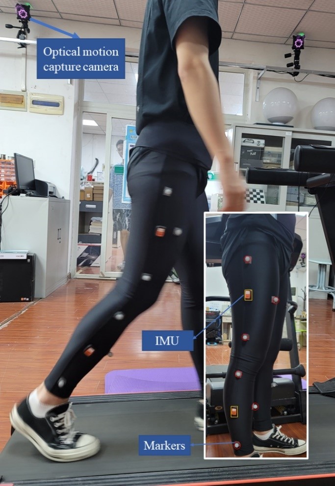 The NOKOV motion capture system was used to obtain real limb posture information.