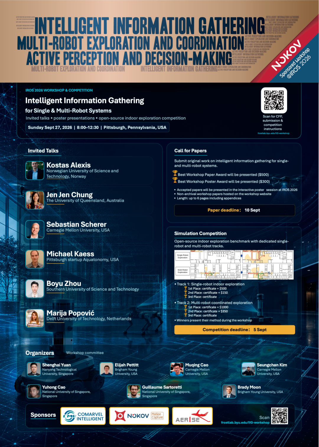 Intelligent Information Gathering for Single and Multi-Robot Systems