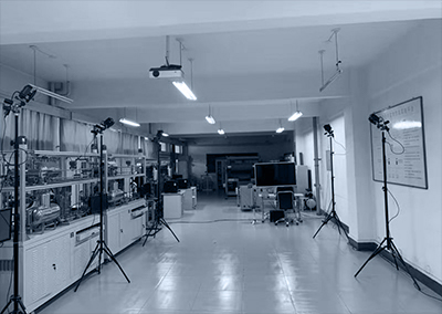 Experimental site of Zhongyuan Institute of Technology with mocap