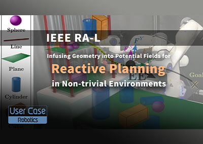 IEEE RA-L | GeoPF: Infusing Geometry into Potential Fields for Reactive Planning in Non-trivial Environments