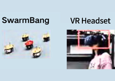 Подход к взаимодействию человек-роботизированный рой на основе виртуальной реальности и отслеживания взгляда