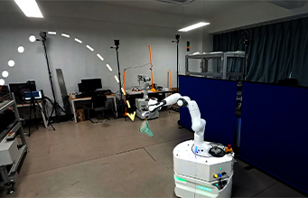 CushionCatch: A Compliant Catching Mechanism for Mobile Manipulators via Combined Optimization and Learning