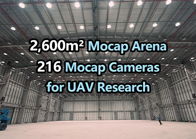 2,600 m² Large-Scale Motion Capture Facility for Robotics, UAVs and Embodied AI